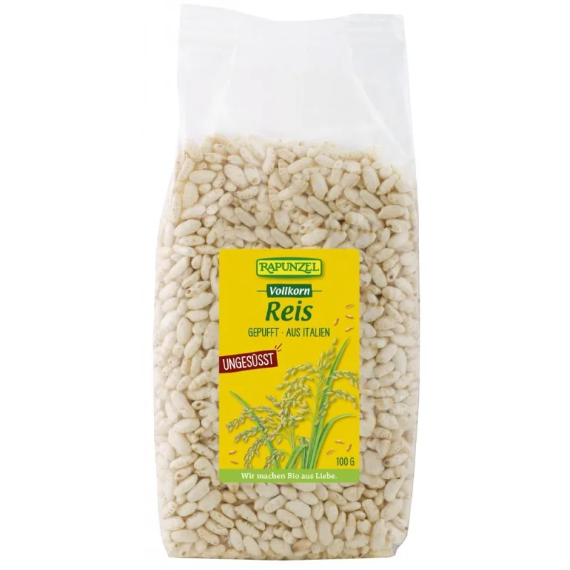 Orez integral expandat Bio, 100g, Rapunzel — preț și oferte