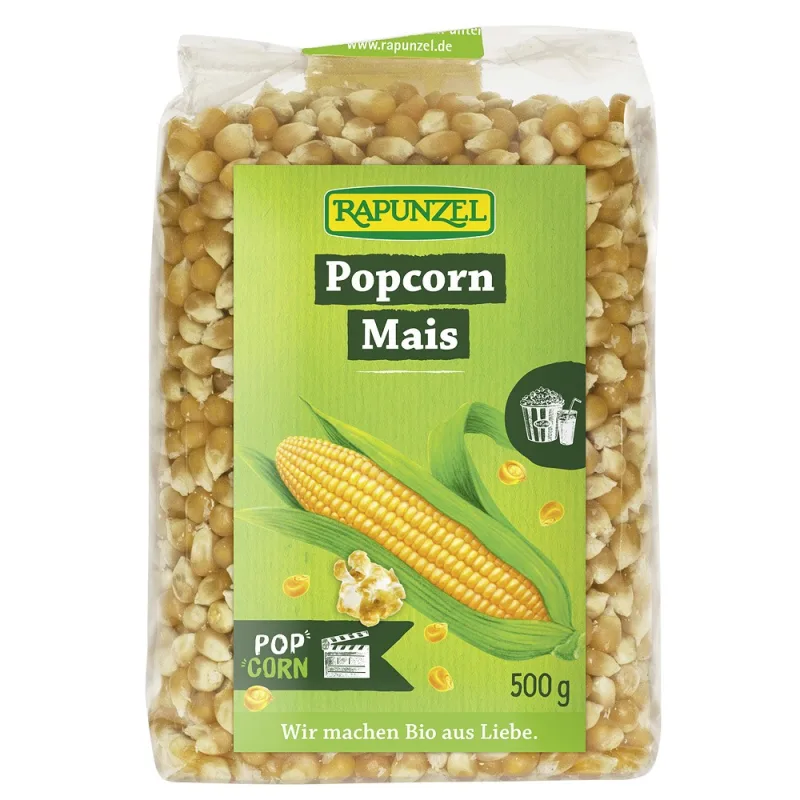 Porumb pentru popcorn Bio, 500g, Rapunzel — preț și oferte