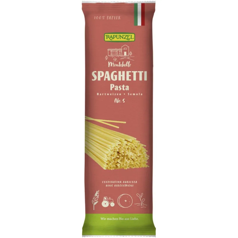 Spaghetti Bio Semola Nr.5, 500g, Rapunzel — preț și oferte