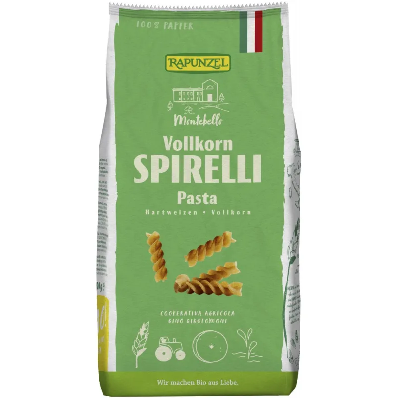 Spirelli integrale Bio, 500g, Rapunzel — preț și oferte