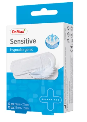 Dr. Max Plasturi Sensitive 19 x 72mm, 10 bucati + 25 x 72mm, 10 bucati