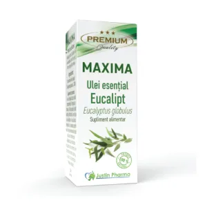 Ulei esential de Eucalipt Maxima, 10 ml, Justin Pharma