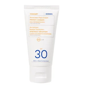 Crema de fata fara parfum cu SPF30 Yoghurt Sun, 50ml, Korres