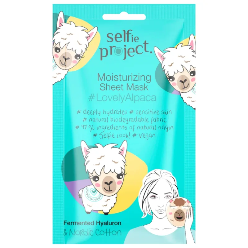 Masca hidratanta de fata Lovely Alpaka, 15g, Selfie Project — preț și oferte