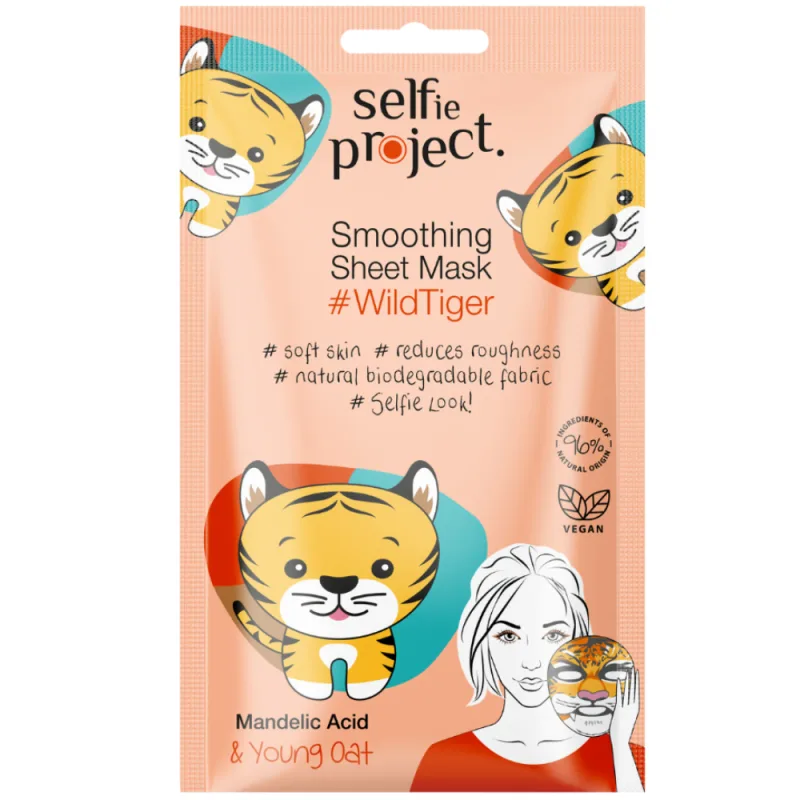 Masca de netezire a fetei Animal Mask Wild Tiger, 15g, Selfie Project — preț și oferte