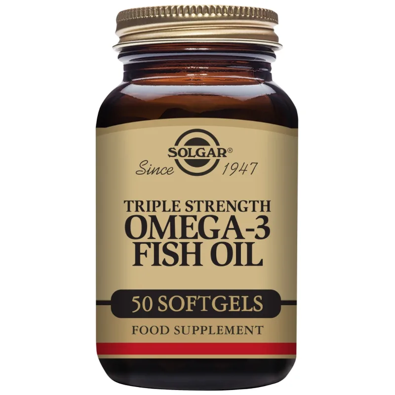 Omega 3 triplu concentrat, 50 capsule, Solgar — preț și oferte