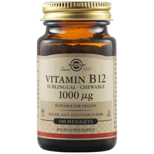 Vitamina B12 1000mcg, 100 tablete, Solgar