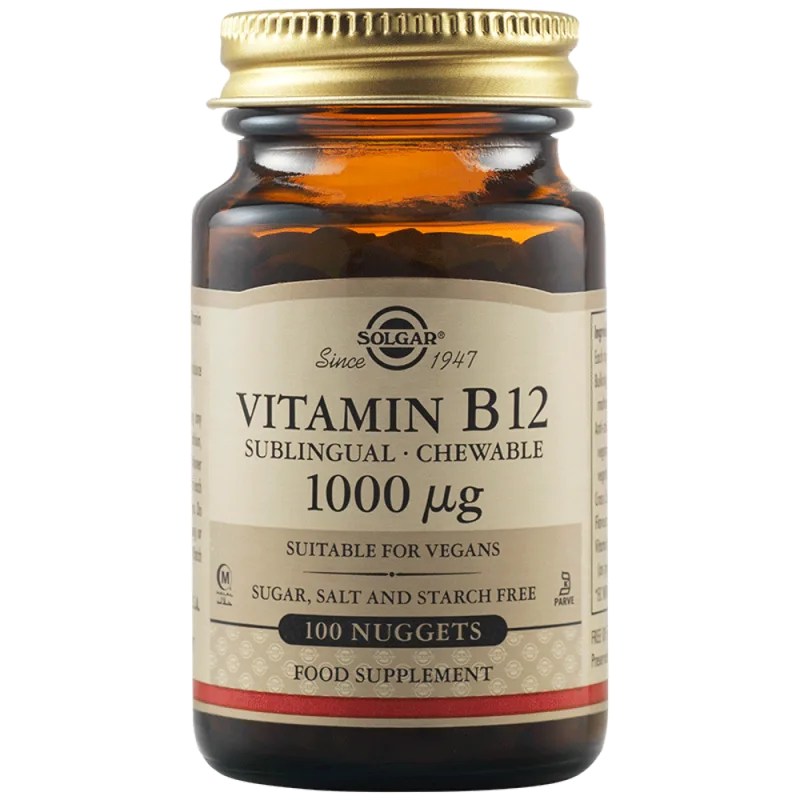Vitamina B12 1000mcg, 100 tablete, Solgar — preț și oferte