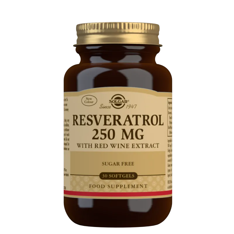 Resveratrol 250mg, 30 capsule, Solgar — preț și oferte
