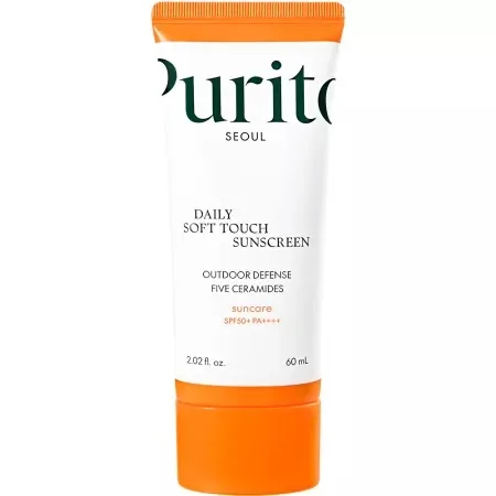 Crema de fata cu protectie solara SPF 50+ PA++++ Daily Soft Touch, 60ml, Purito — preț și oferte