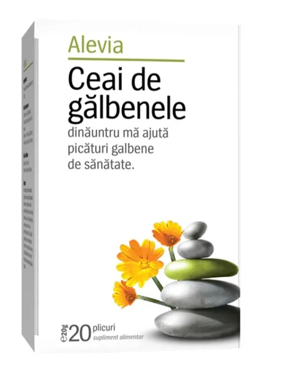 Ceai galbenele, 20 plicuri, Alevia — preț și oferte