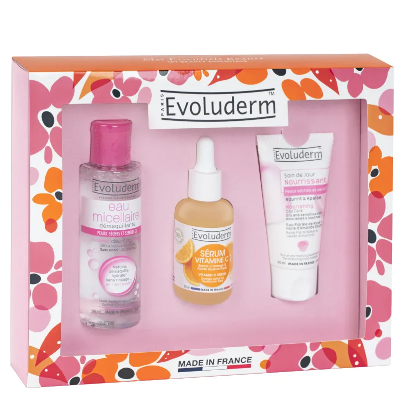 Set pentru ingrijirea tenului cu vitamina C, Evoluderm — preț și oferte