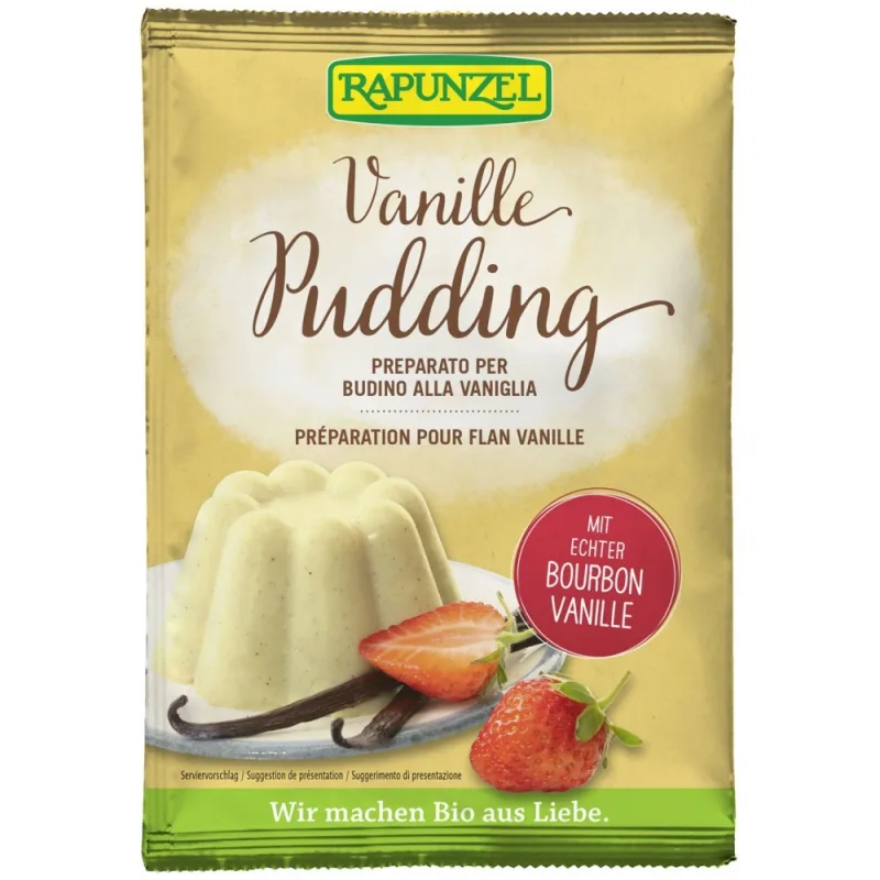 Pudra Bio pentru budinca cu vanilie, 40g, Rapunzel — preț și oferte