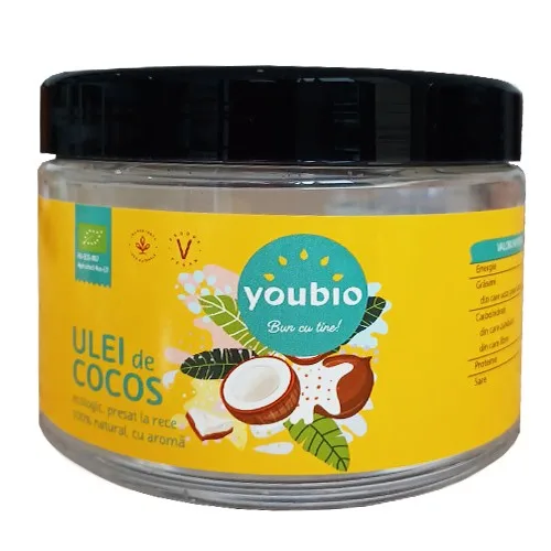 Ulei de cocos, 500ml, Youbio — preț și oferte