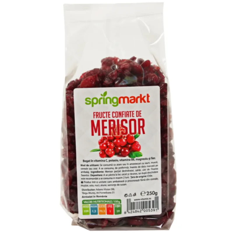 Fructe de merisor, 250g, Springmarkt — preț și oferte