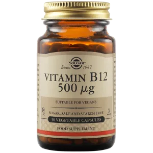 Vitamina B12 500mg, 50 capsule vegetale, Solgar