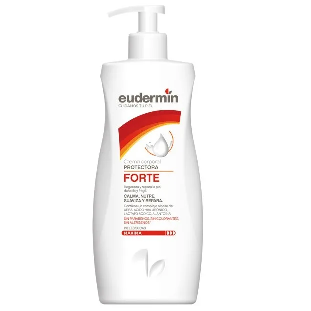 Crema de corp cu uree & acid hialuronic Forte, 400ml, Eudermin — preț și oferte