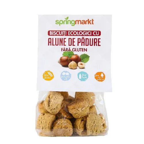 Biscuiti Eco cu alune de padure fara gluten, 100g, Springmarkt — preț și oferte