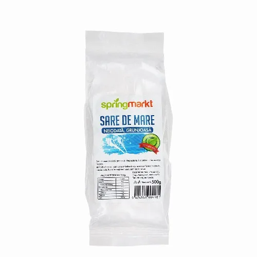 Sare de mare neiodata, 500g, Springmarkt — preț și oferte