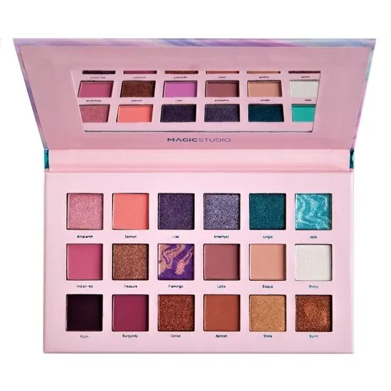 Paleta de farduri pentru pleoape Sweet Pastel cu 18 culori 24141, 18g, Magic Studio — preț și oferte