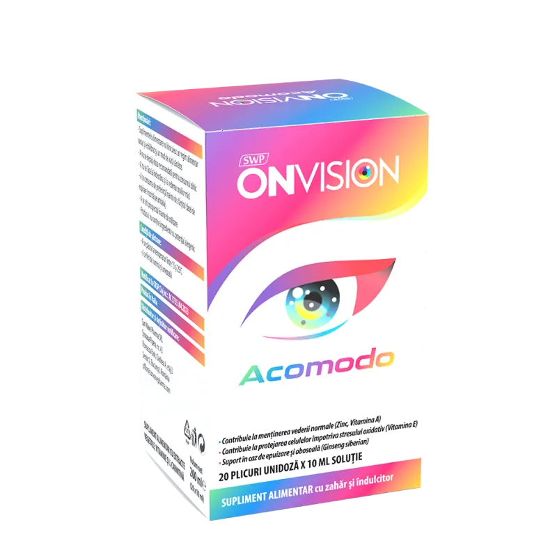 Ovision Acomodo, 20 plicuri, Sun Wave Pharma — preț și oferte