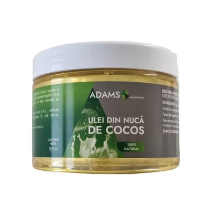 Ulei de cocos, 500ml, Adams Vision — preț și oferte