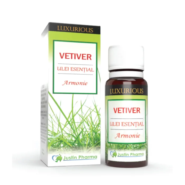 Ulei Esential Vetiver Luxurious, 10 ml, Justin Pharma — preț și oferte