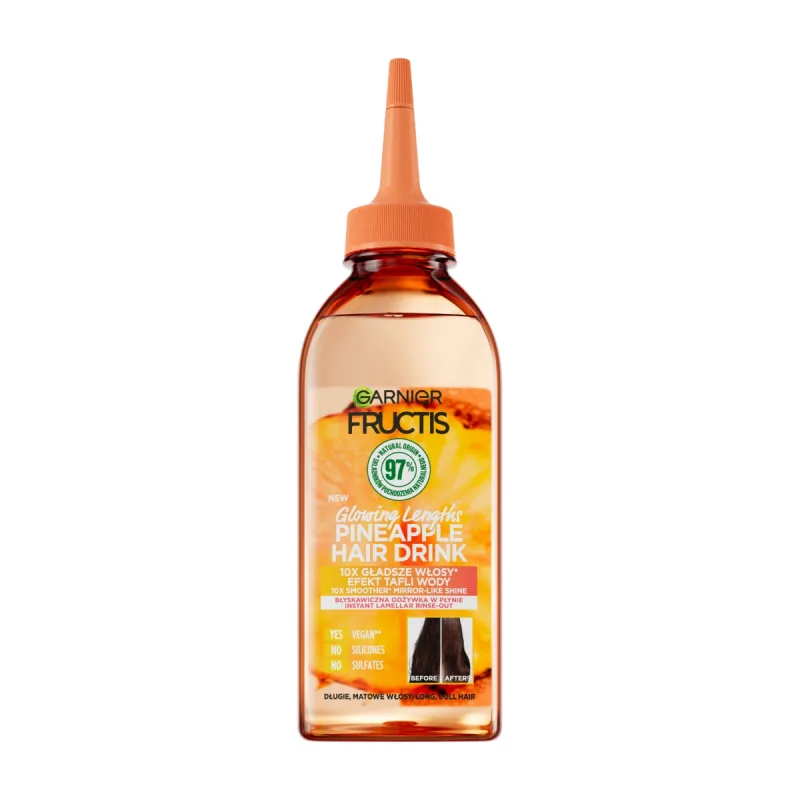 Balsam lichid pentru parul lung lipsit de stralucire Hair Food Ananas, 200ml, Fructis — preț și oferte