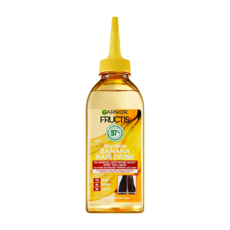 Balsam lichid pentru parul uscat Hair Food Banana, 200ml, Fructis — preț și oferte
