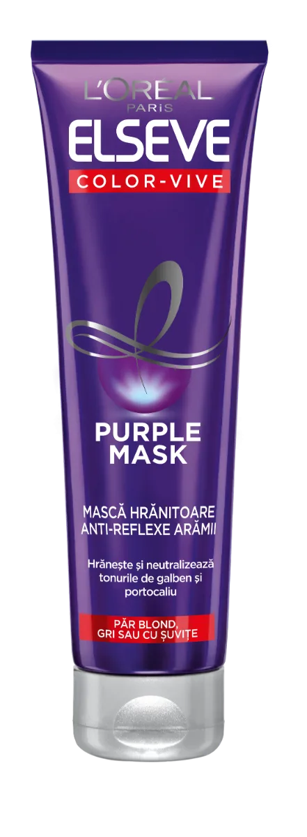 Masca de par Color Vive Purple, 150ml, Elseve — preț și oferte