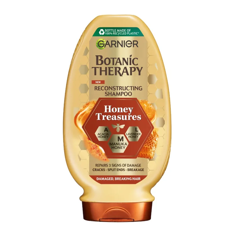 Balsam pentru par deteriorat cu tendinta de rupere Honey Treasures Botanic Therapy, 200ml, Garnier — preț și oferte