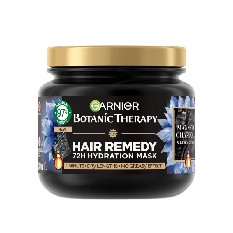 Masca pentru par Magnetic Charcoal Botanic Therapy , 340ml, Garnier — preț și oferte
