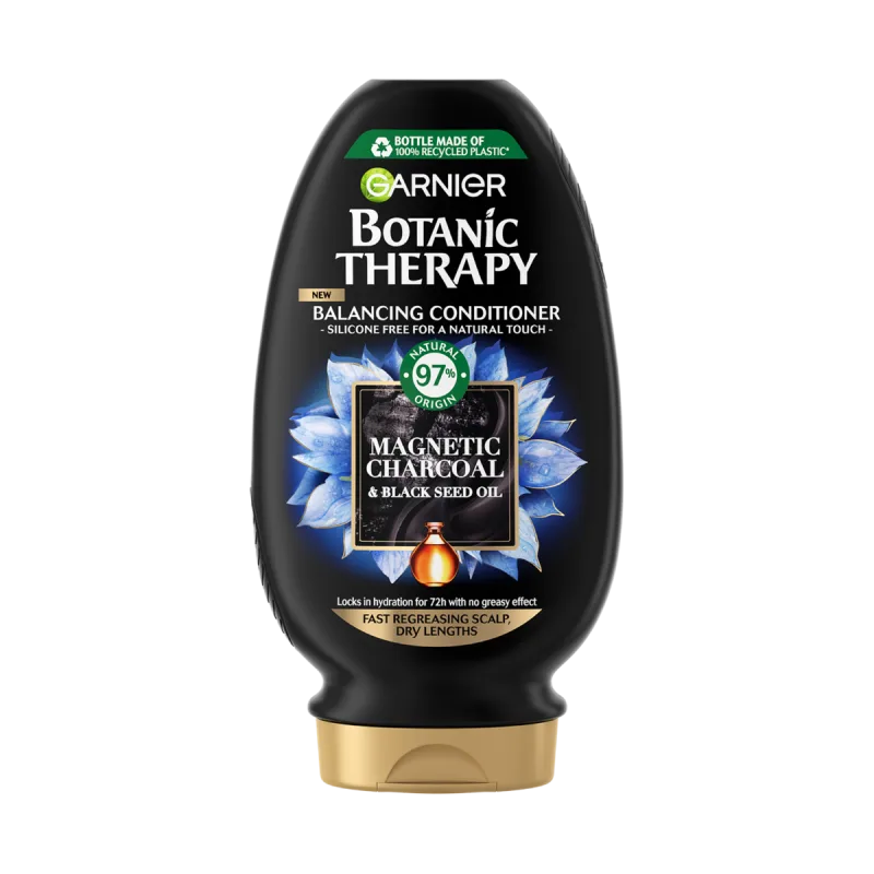 Balsam Magnetic Charcoal Botanic Therapy, 200ml, Garnier — preț și oferte