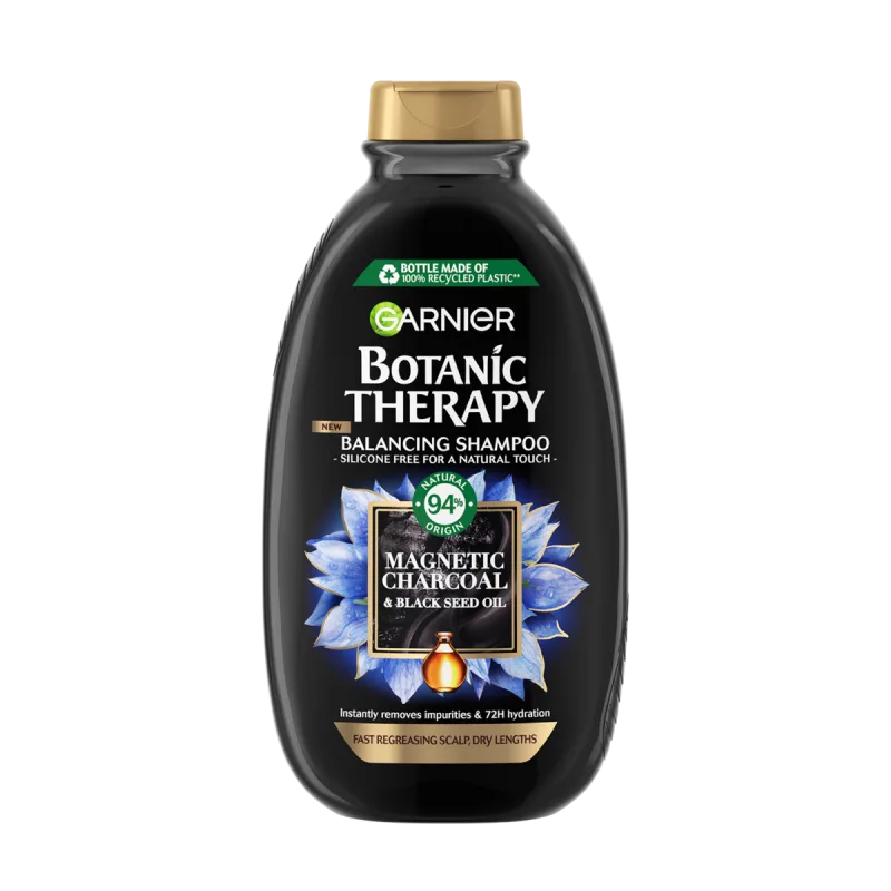 Sampon Magnetic Charcoal Botanic Therapy, 250ml, Garnier — preț și oferte