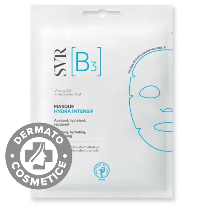 Masca Hydra-Intensiva cu Vitamina B3 + Acid Hialuronic, 12ml, SVR — preț și oferte