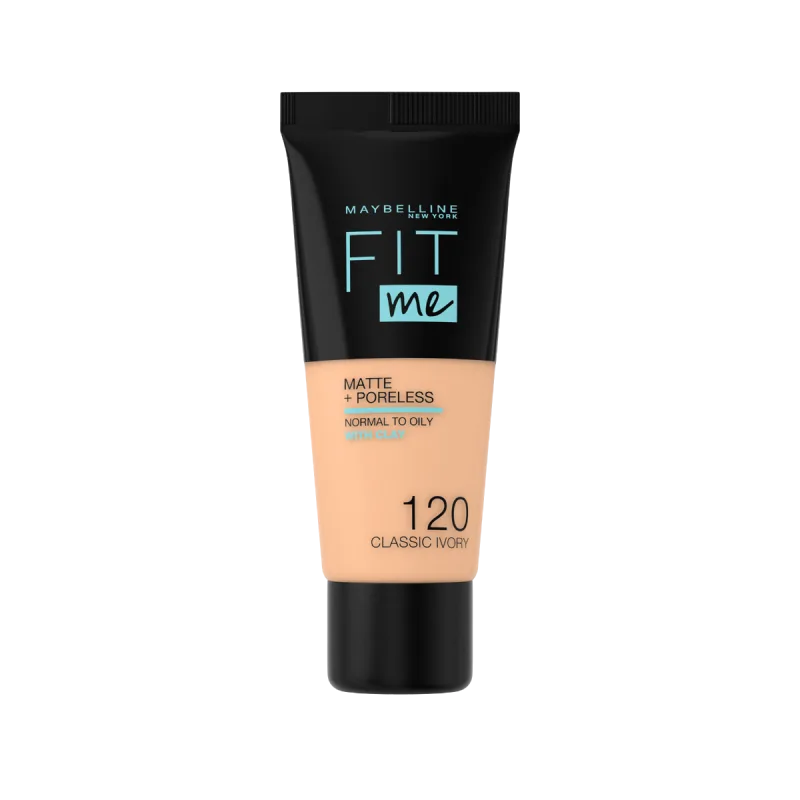 Fond de ten Matte & Poreless 120 Classic Ivory Fit Me, 30ml, Maybelline Maybelline New York — preț și oferte