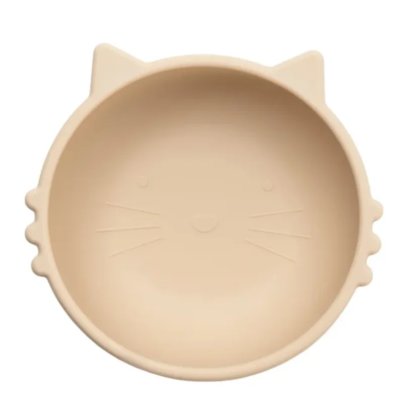 Bol din silicon Kitty I, 6 luni+, Bubble Beige, Appekids — preț și oferte