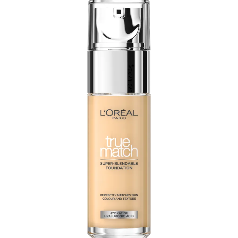 Fond de ten infuzat cu acid hialuronic True Match 1N Neutral, 30ml, L'Oreal Paris — preț și oferte