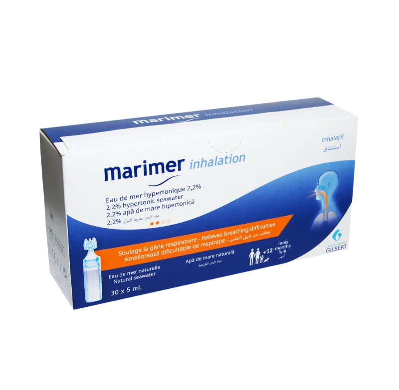 Apa de mare hipertonica 2.2%, 5ml x 30 unidoze, Marimer — preț și oferte