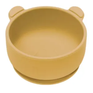 Bol din silicon Little Bear, 6 luni+, Honey, Appekids