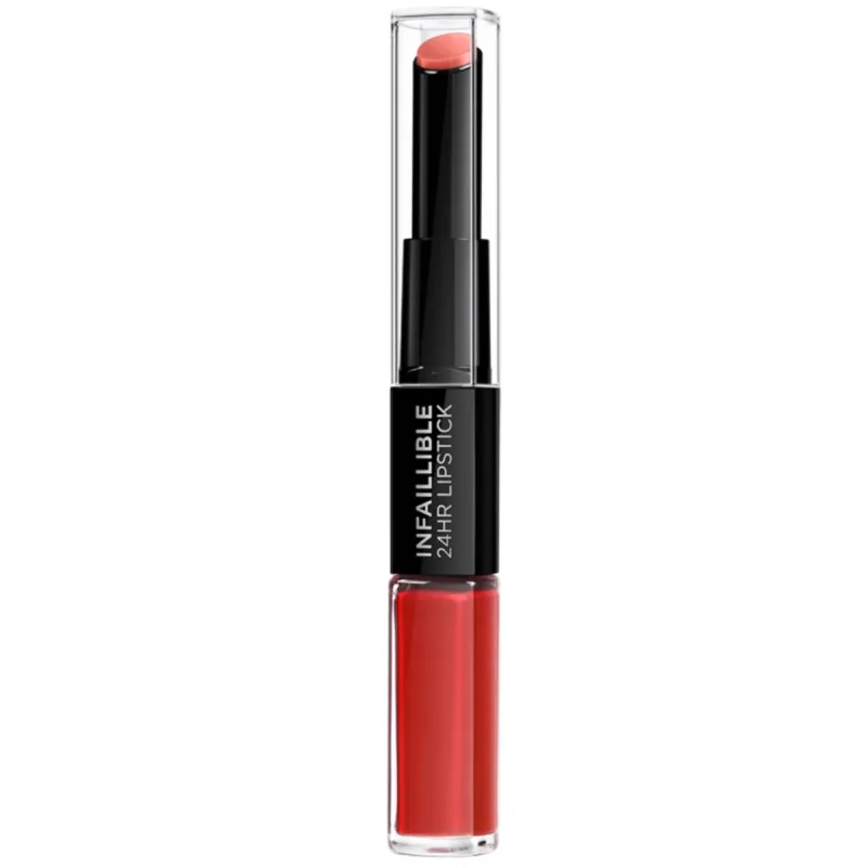 Ruj lichid rezistent la transfer Infaillible 24h 506 Red Infallible, 5.6ml, L'Oreal Paris — preț și oferte