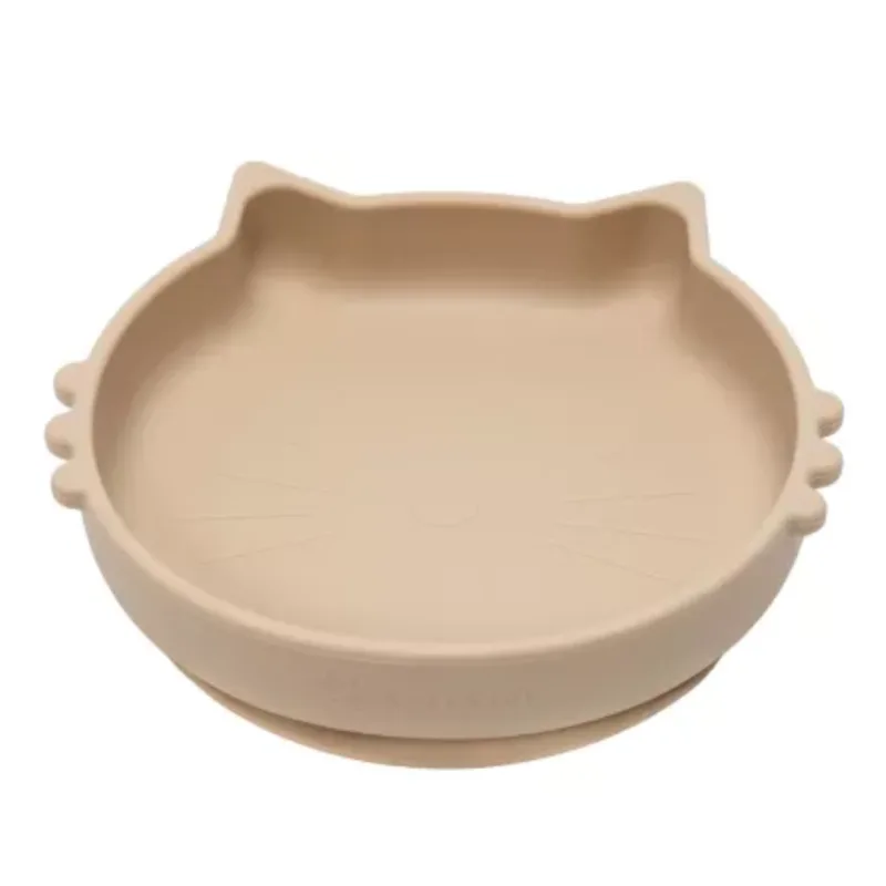 Bol din silicon Kitty II, 6 luni+, Bubble Beige, Appekids — preț și oferte