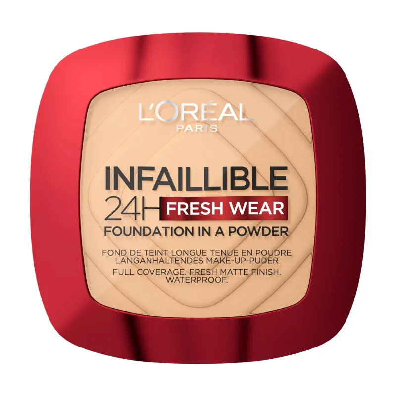 Pudra compacta Infaillible 24h Fresh Wear Golden Beige 140, 9g, L'Oreal Paris — preț și oferte