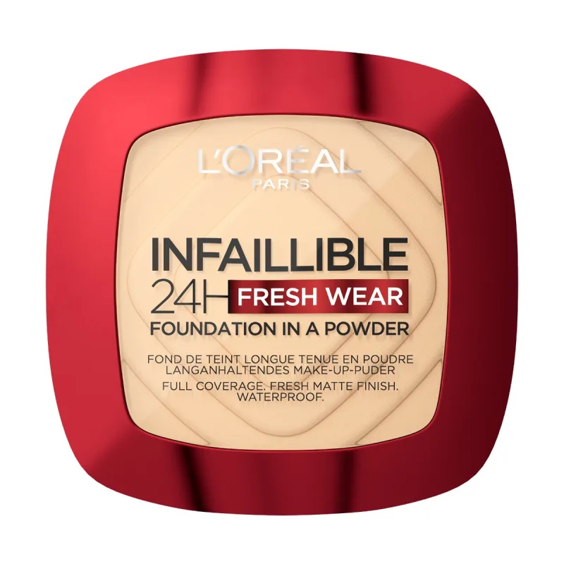 Pudra compacta Infaillible 24h Fresh Wear True Beige 130, 9g, L'Oreal Paris — preț și oferte
