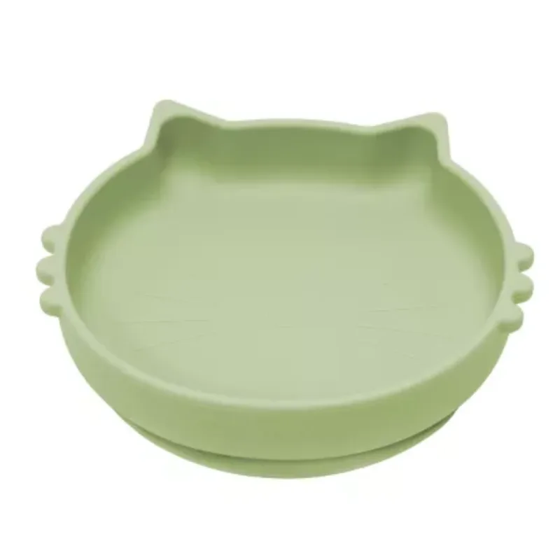 Bol din silicon Kitty II, 6 luni+, Raw Green, Appekids — preț și oferte