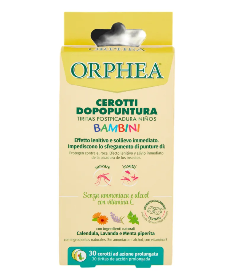 Plasturi pentru copii impotriva muscaturilor de insecte, 30 bucati, Orphea — preț și oferte
