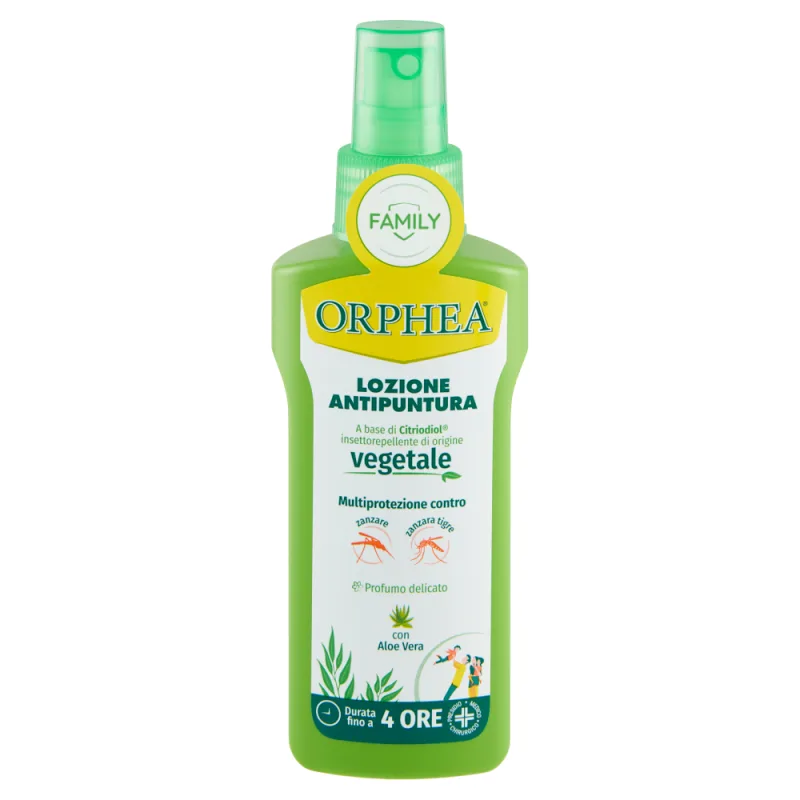 Lotiune naturala antitantari/insecte cu citriodiol si aloe pentru intreaga familie, 100ml, Orphea — preț și oferte