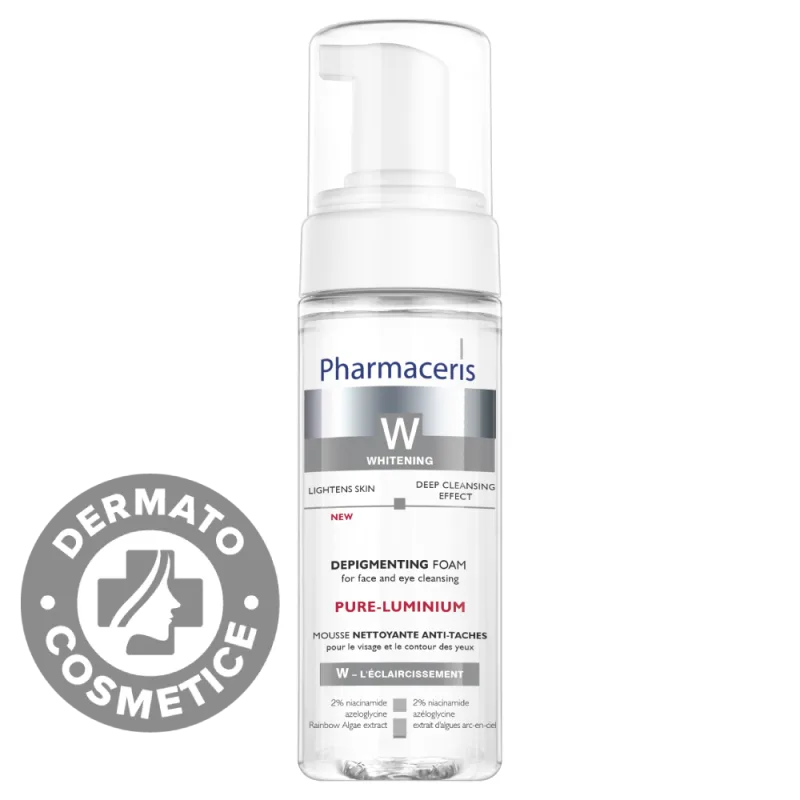 Spuma de curatare pentru fata si ochi W, 150ml, Pharmaceris — preț și oferte