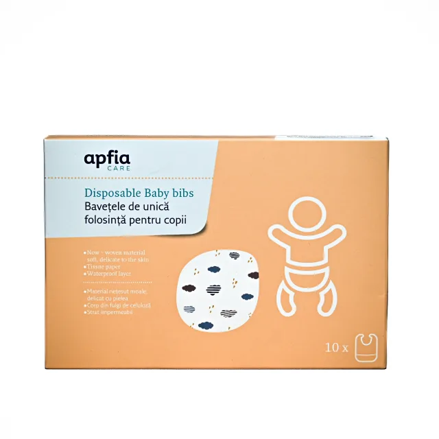Bavete de unica folosinta, 10 bucati, Apfia Care — preț și oferte