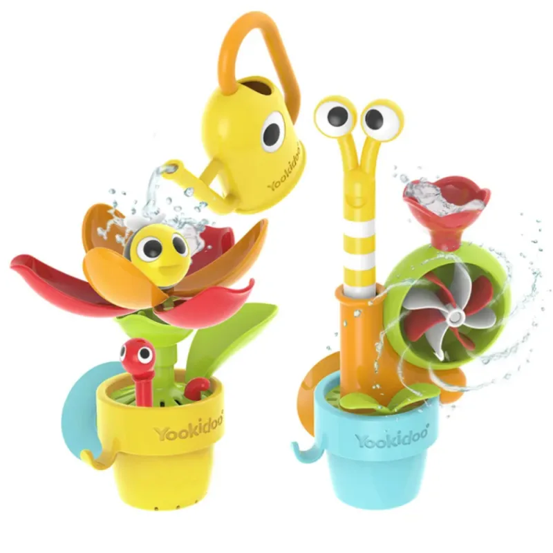 Set jucarii de baie Floarea si Melcul Jucaus +18 luni, 1 bucata, Yookidoo — preț și oferte